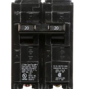 Siemens 20A Double Pole Circuit Breaker (Q220)