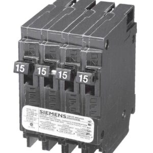 Siemens Quad 15/15/15/15 amp Circuit Breaker
