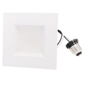 4 inch Square Retrofit Downlight LED 4 Way Flat Lens