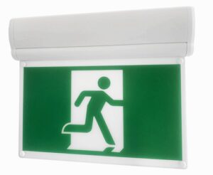 Slim running man exit sign-Simplyretrofits