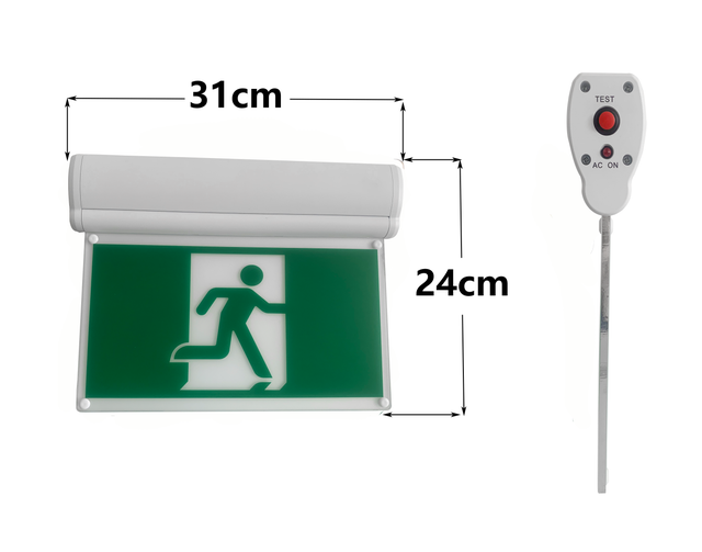 Slim running man exit sign2-Simplyretrofits