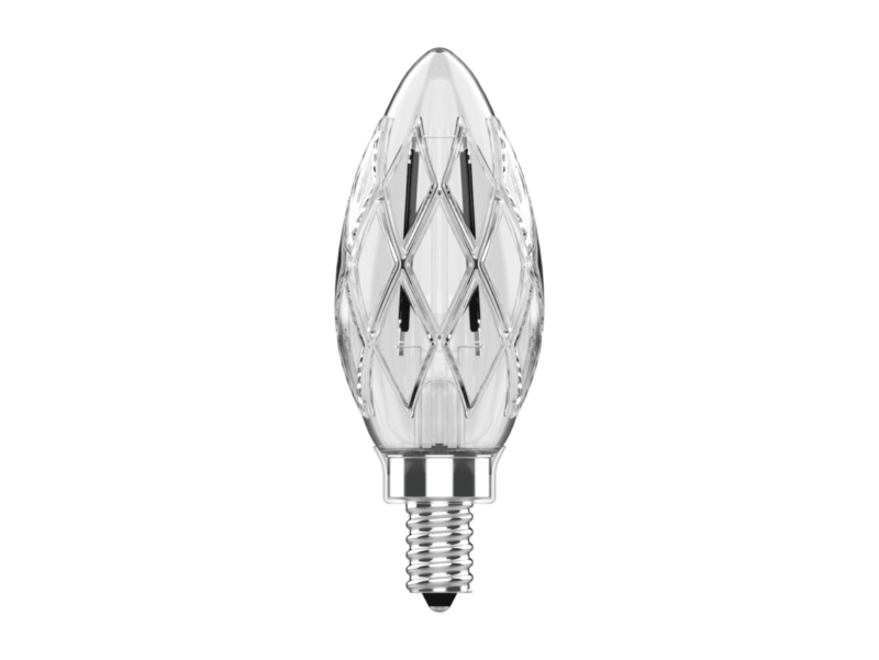 Cut Glass Candle Filament-SIMPLYRETROFITS