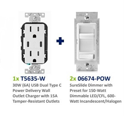 leviton usb charger and dimmer- simplyretrofits