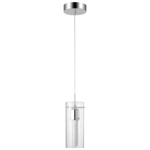 Infused glass led 5 inch pendant light