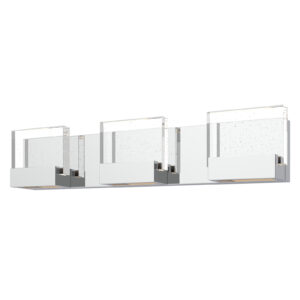 LED 24 inch(3 Lights) Square Glass Vanity Light 20W 3000K