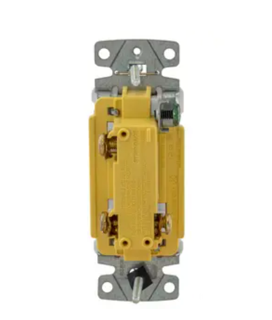 10-Pack White Decorator Rocker Light Switch – 15A Single Pole – UL Listed