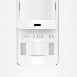 Motion Sensor Switch with Manual ON/OFF Button